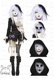 Full body Vtuber model (female)